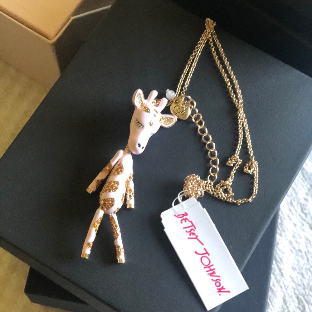 Betsey Johnson Giraffe Necklace